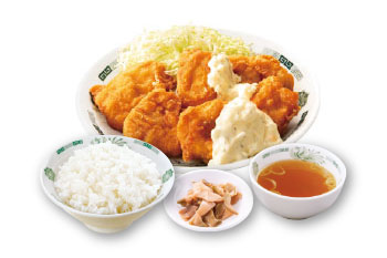 Wレモンタルタルチキン定食