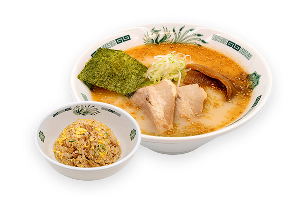 半チャーハンセット（とんこつラーメン）【店舗限定】