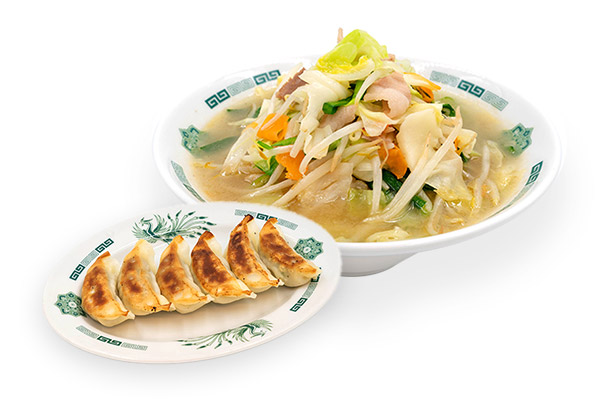 野菜たっぷりタンメン＋餃子セット【店舗限定】