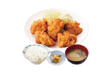 唐揚げ定食【店舗限定】