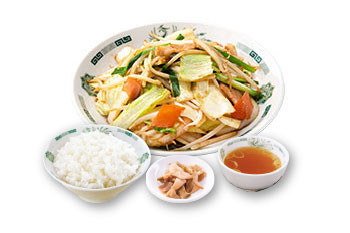 野菜炒め定食